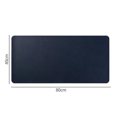 70X35Cm Large Size Office Home Desk Protector Mat Royal Blue Mouse Pad PU Leather Suede Waterproof Keyboard Pad Gaming Mousepad