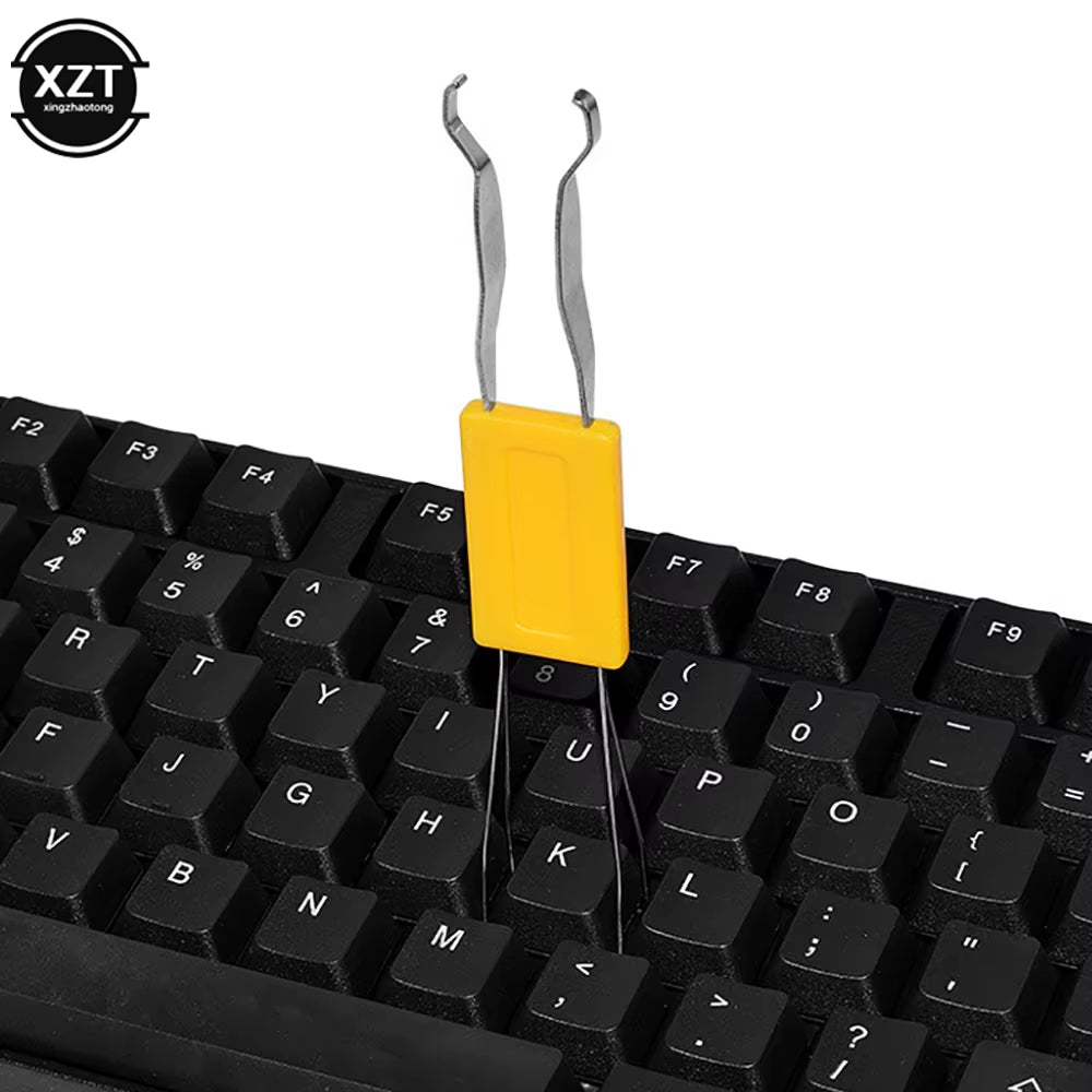 2 in 1 Keycaps Puller Accessories Unloading for Gaming Keyboard Switches Remover Button Extractor Tool Fixing Durable Easy Use
