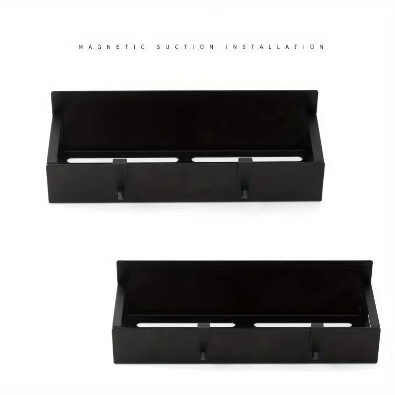 2Pcs Magnetic Storage Shelf Household Kitchen Refrigerator Washing Machine Side Hanging Storage Rack, Multifunctional Storage