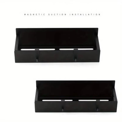 2Pcs Magnetic Storage Shelf Household Kitchen Refrigerator Washing Machine Side Hanging Storage Rack, Multifunctional Storage
